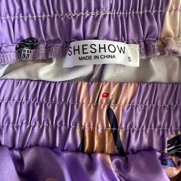 SheShow Taylor Swift Eras Purple Graphic Print sleep Shorts, size small, EUC - Picture 4 of 6